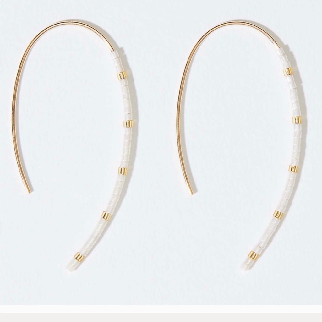 Loft Beaded Pull Through Earring